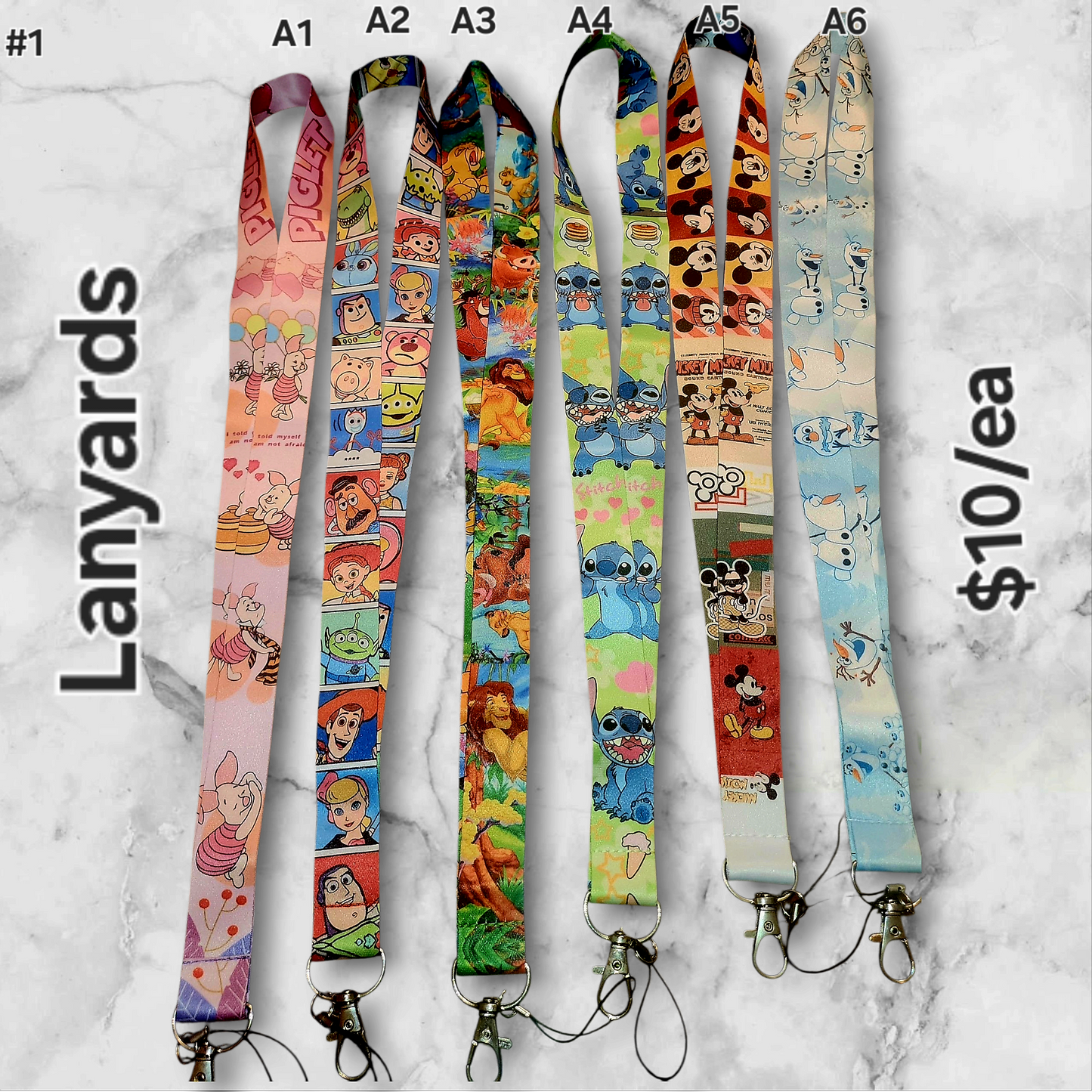 Character Lanyards - PG.#1