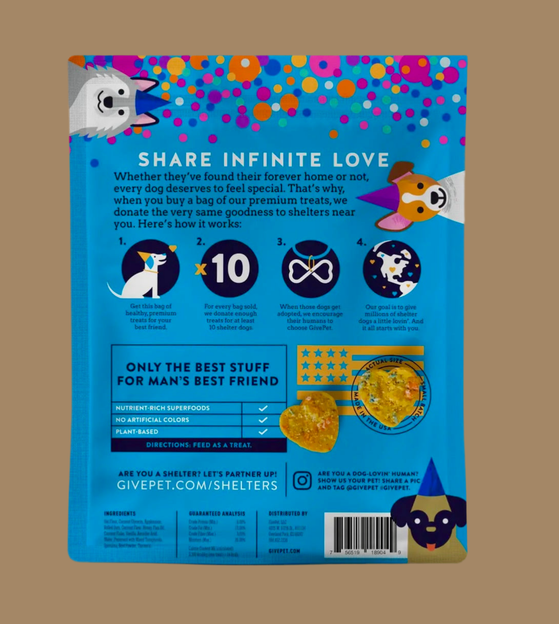 Soft-Baked Dog Treats - BIRTHDAY BASH