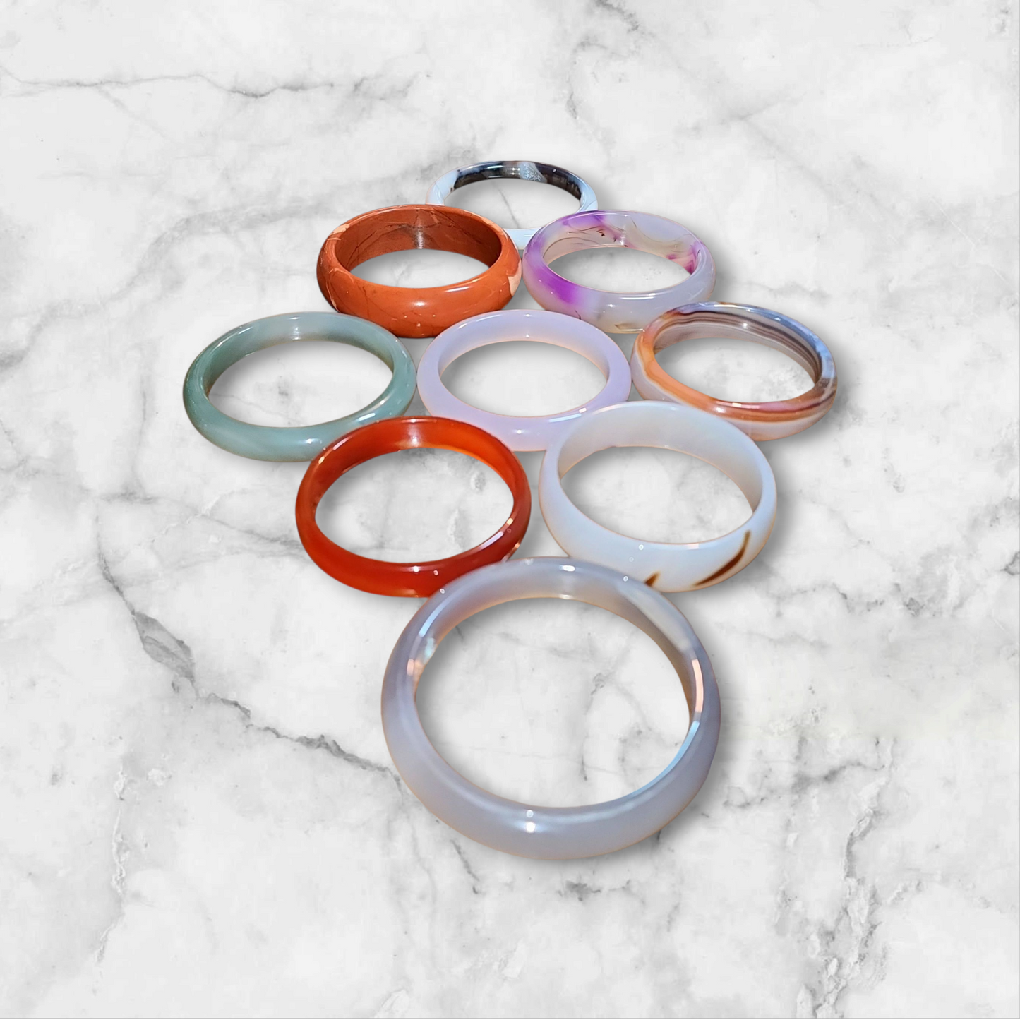Dyed Agate Bangles